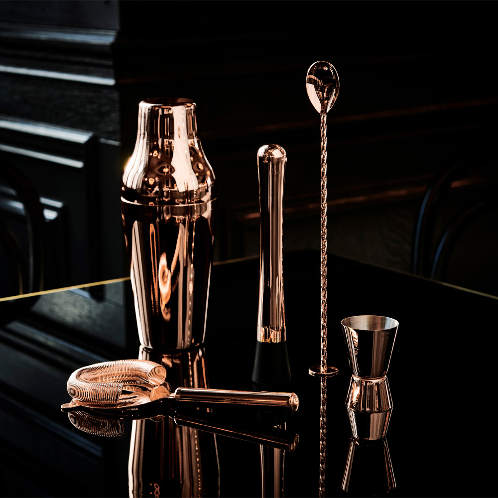 Sontell Barset 5 delar Koppar