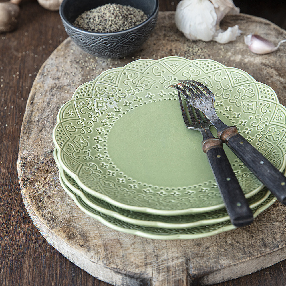 Orient Tallrik flat 19 cm Pesto