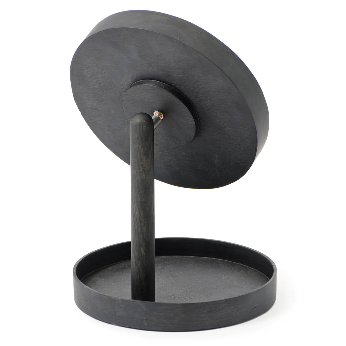 Magnify Mirror Bordsspegel med bricka 25 cm Mörk Ek