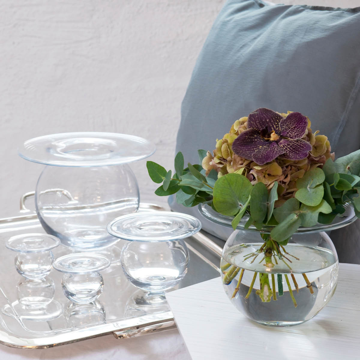 Boblen Vas 20 cm Klar