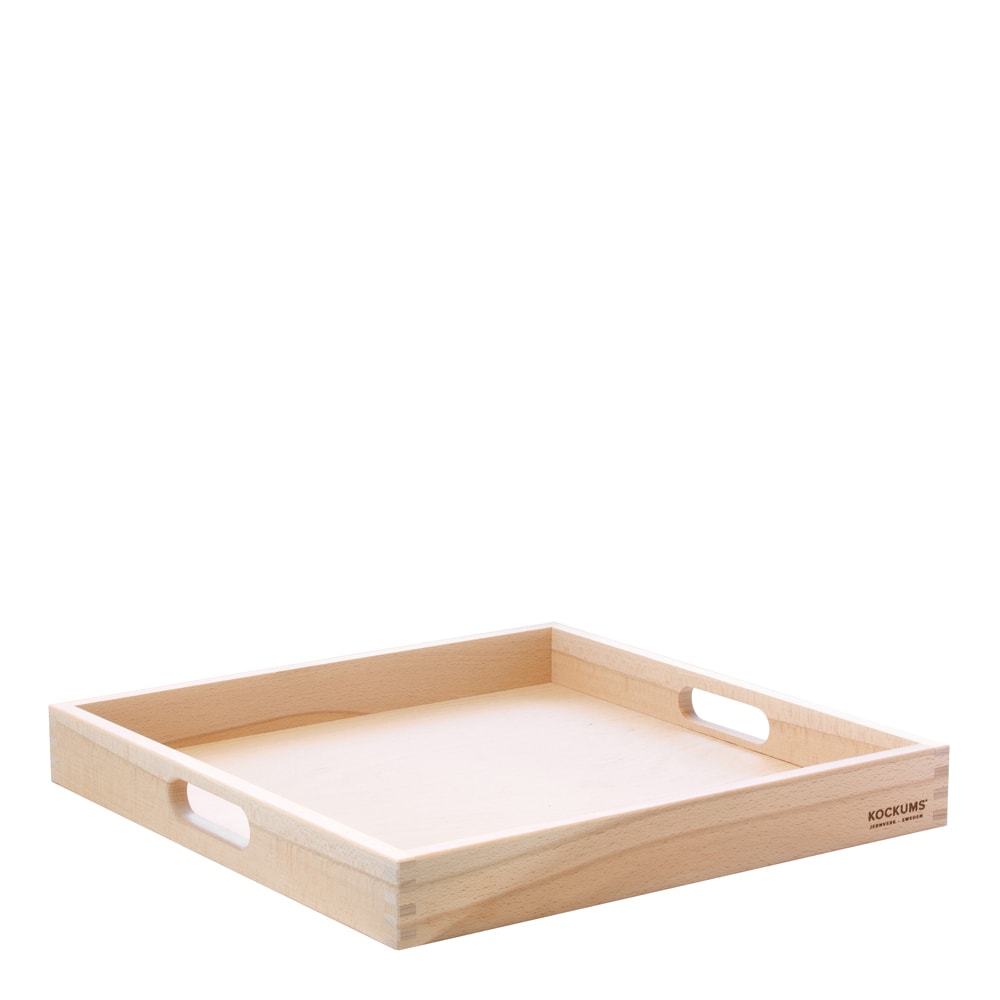 Serveringsbricka 35x35 cm Bokträ