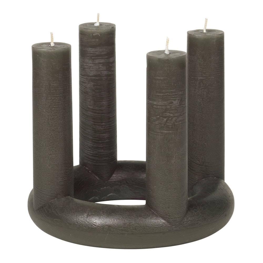 Lucille Adventsljus 18 cm Grön