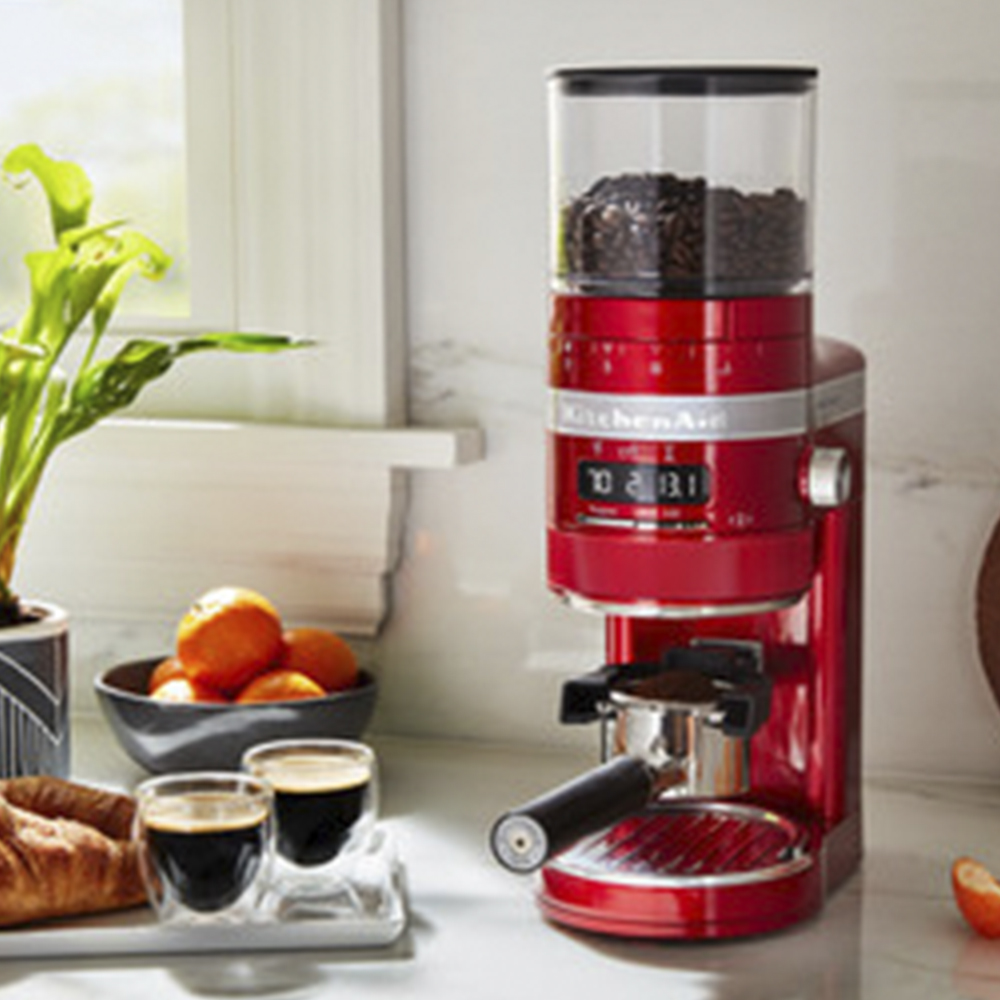 KitchenAid Kaffekvarn Röd Metallic