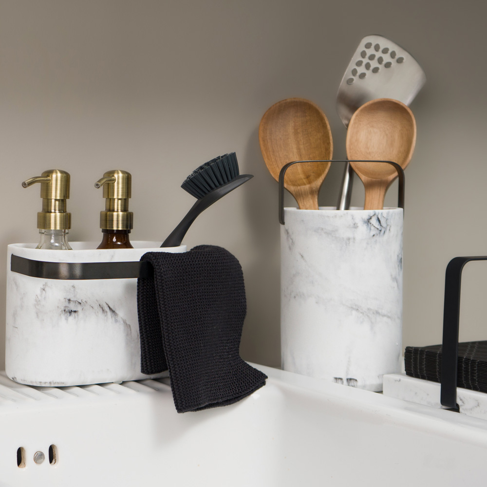 Spring Diskborsthållare 18,5 cm Vit