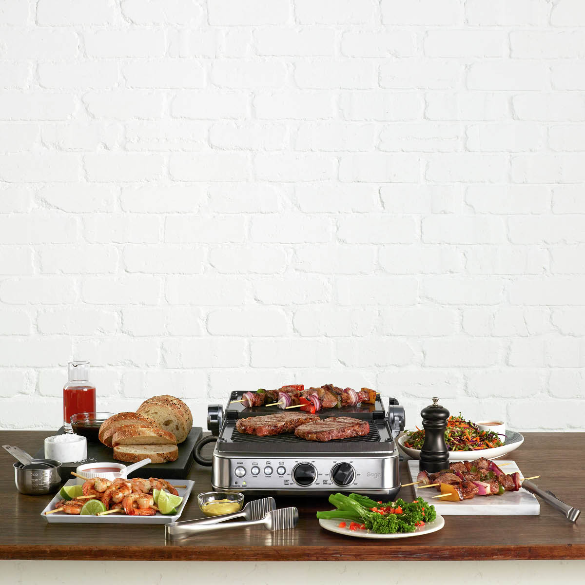 Sage BBQ & Press Grill Bordsgrill Rostfri