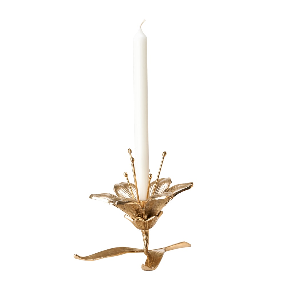 Lily Ljusstake Mässing Mässing