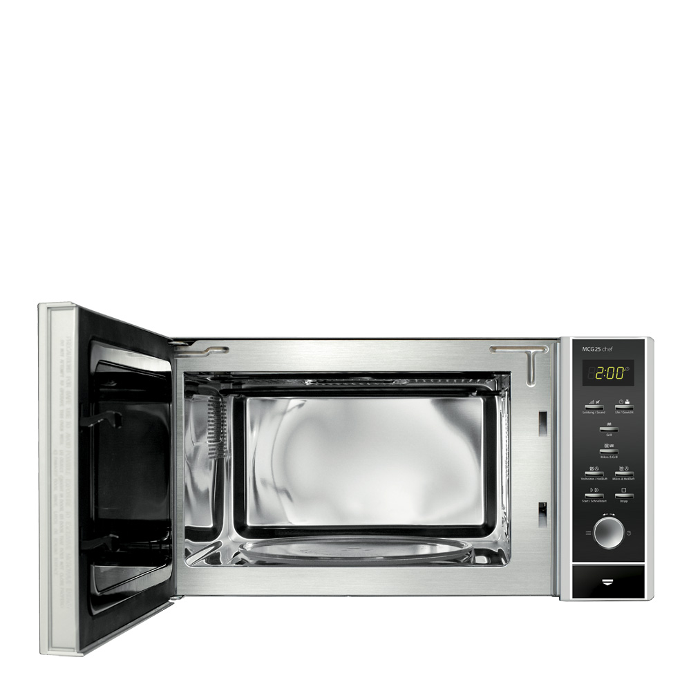 Mikrovågsugn MCG25 Chef Stål/Svart