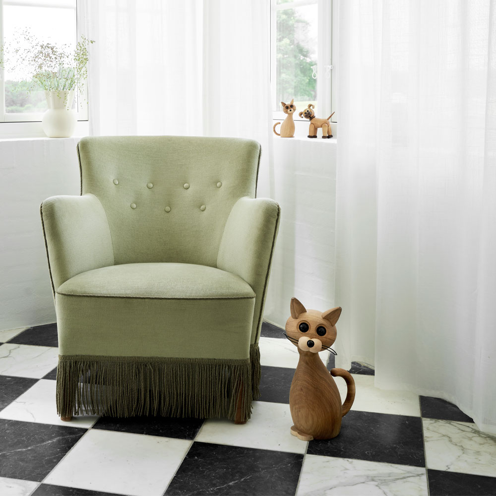 Katten Lucky 38 cm Ek/Lönn