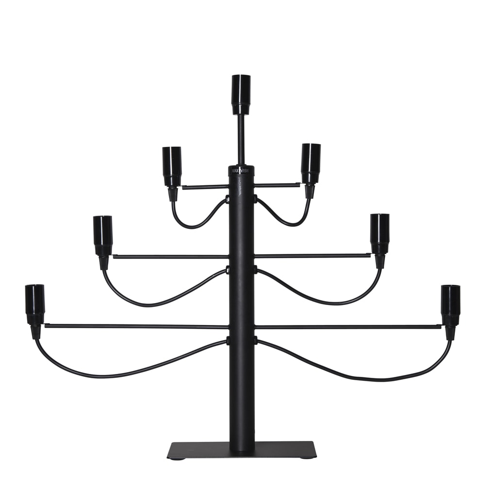 Milano Adventsljusstake 52,5 cm Matt Svart