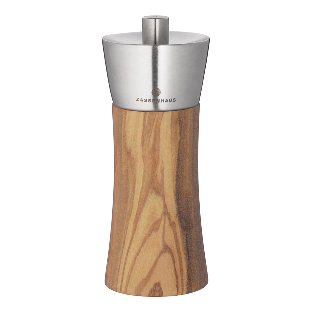 Augsburg Pepparkvarn 14 cm Rostfri/Olivträ