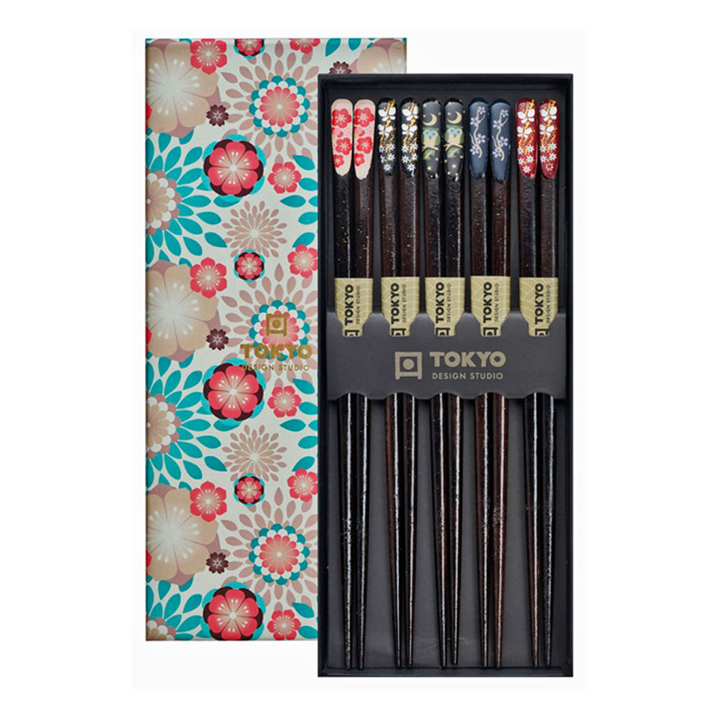 Ätpinnar Chopstick 5-pack Nippon floral