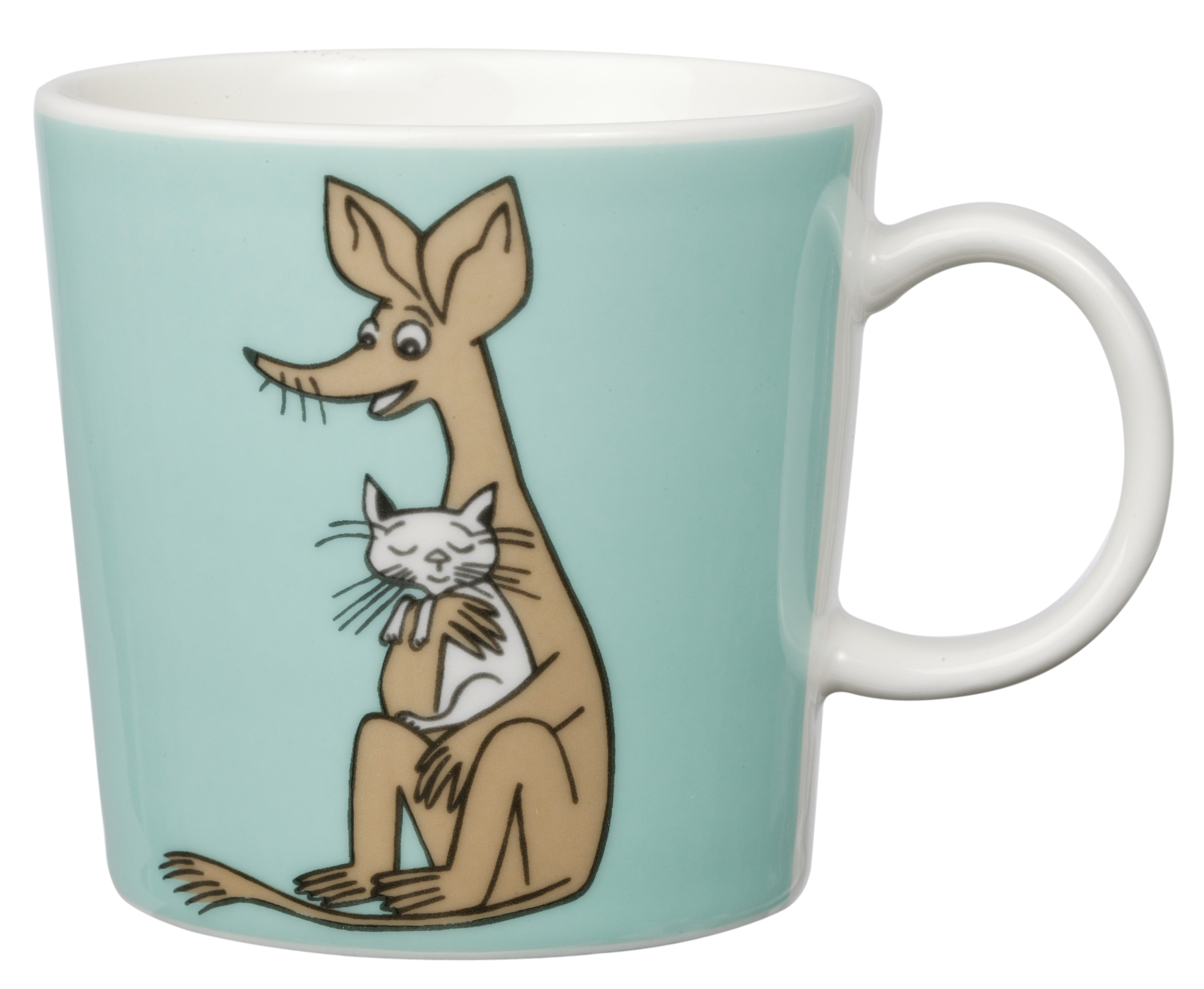 Muminmugg Sniff Ljusblå