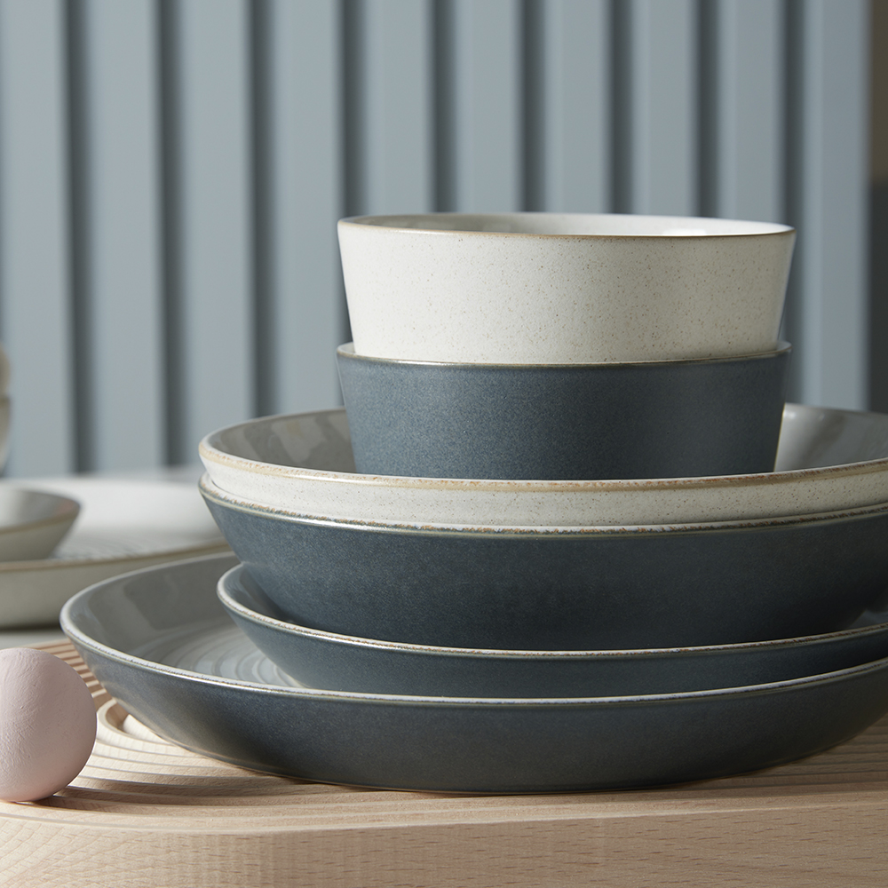 Impression Skål 22 cm 4-pack Charcoal Blue