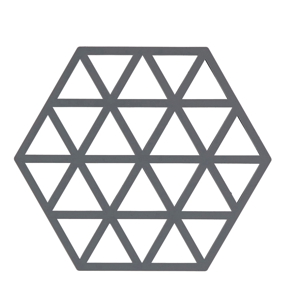 Triangles Grytunderlägg SilIkon Grå 16 cm