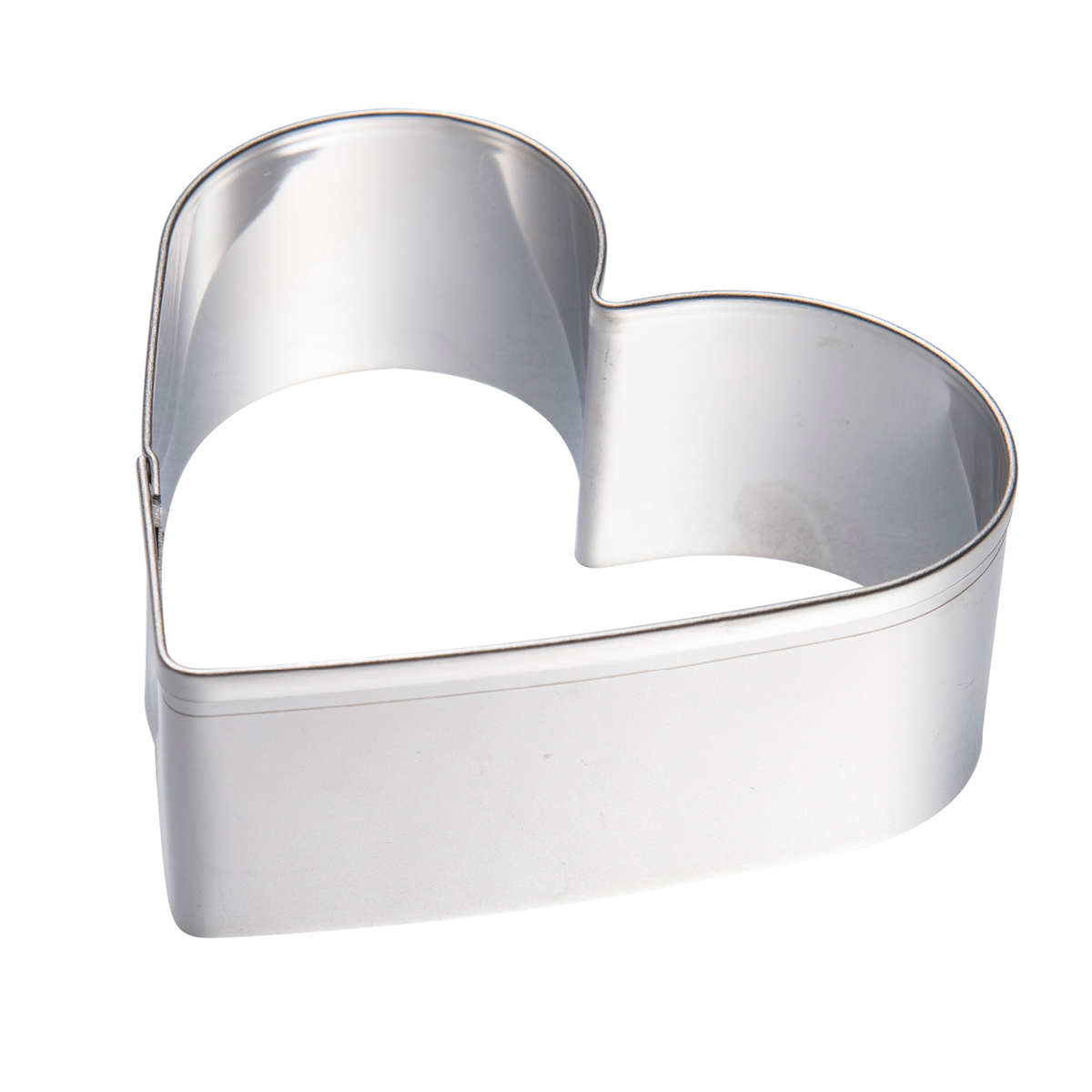 bAYk Pepparkaksform Hjärta Silver