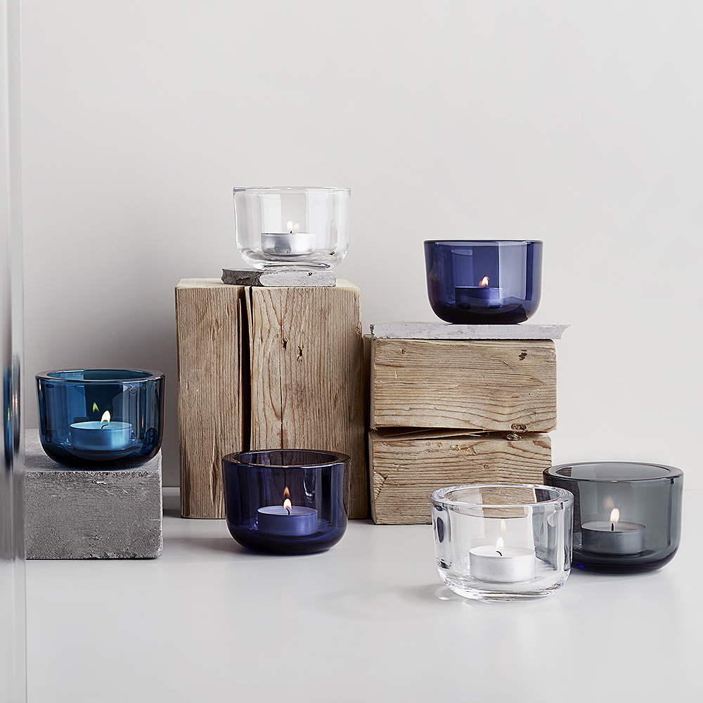 Valkea Ljuslykta 6 cm Turkos