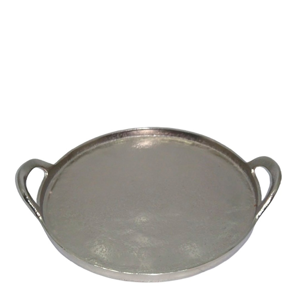 Saba Bricka rund med handtag 39 cm Rostfri