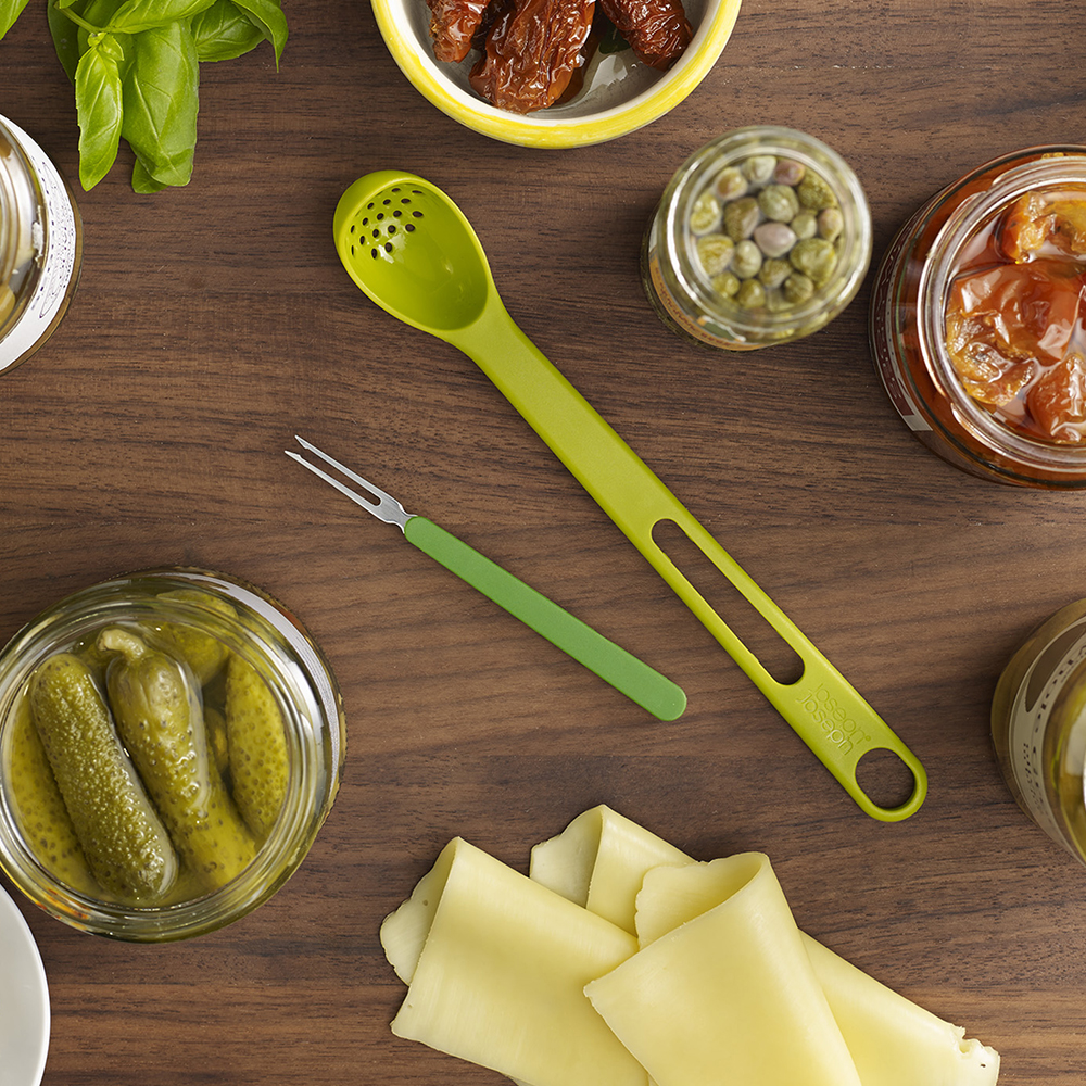 Scoop & Pick Sked med Sil Grön