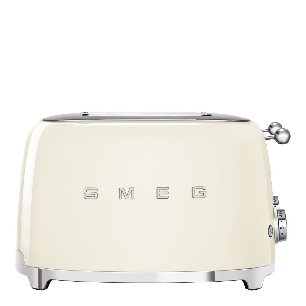 Smeg 50's style Brödrost 4 skivor kvadrat Creme