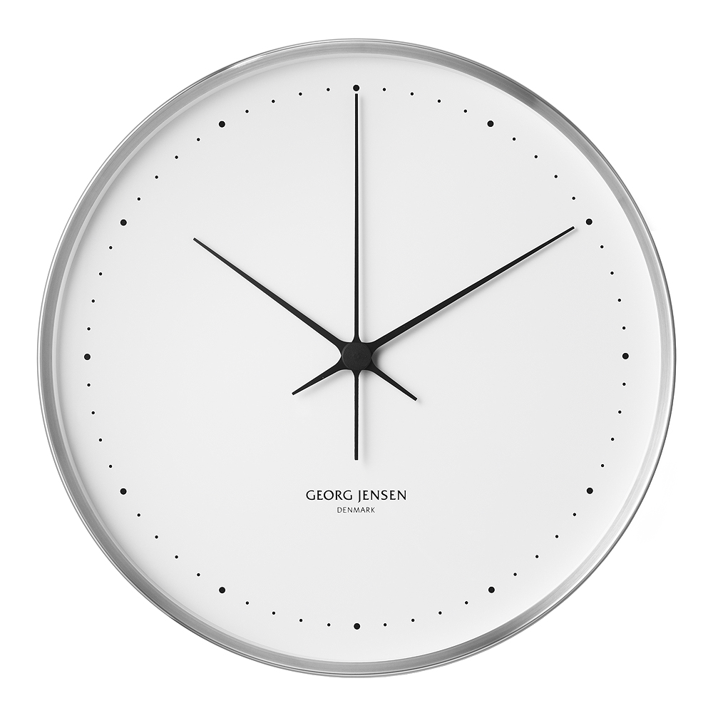 Henning Koppel Klocka 40 cm Vit/Rostfri