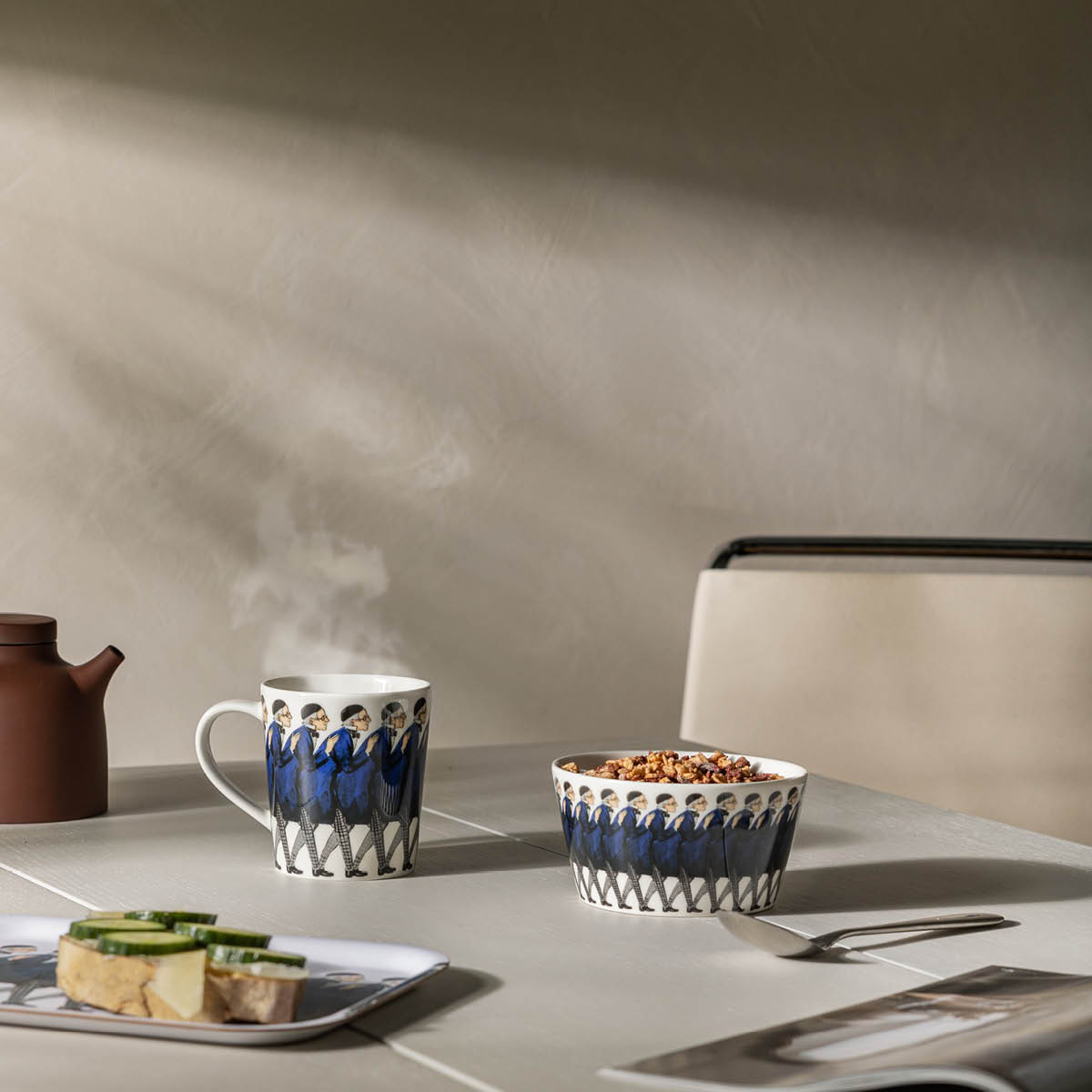 Elsa Beskow Mugg/öra 40 cl Farbror Blå