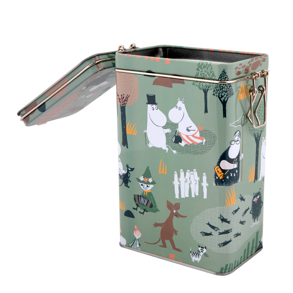 Moomin by Martinex Mumin Skogsutflykt Kaffeburk Grön