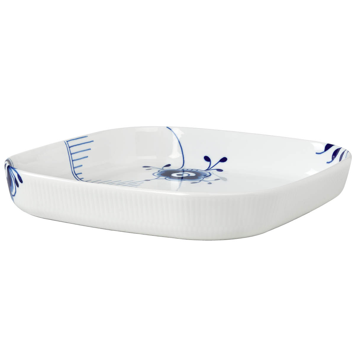 Blue Fluted Mega Ugnsform Fyrkantig 30x30 cm