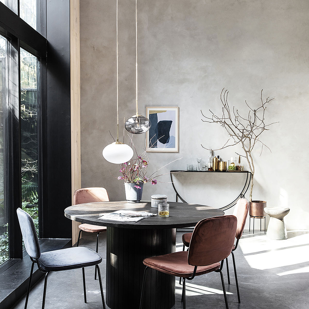 Opal Taklampa 22 cm Vit/Mässing