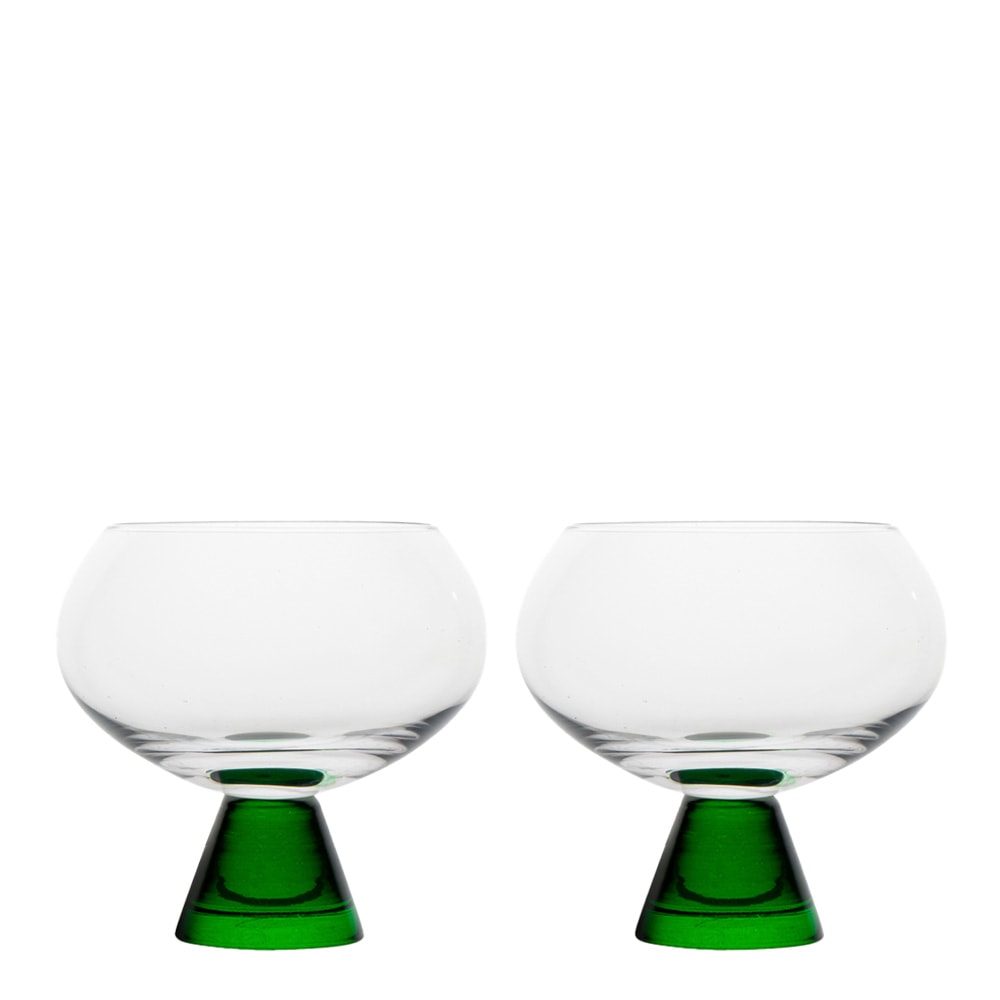 Indy Glas 2-pack 24 cl Grön