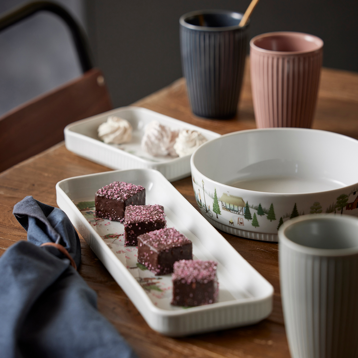 Vinter Skål 1,2 L Vit