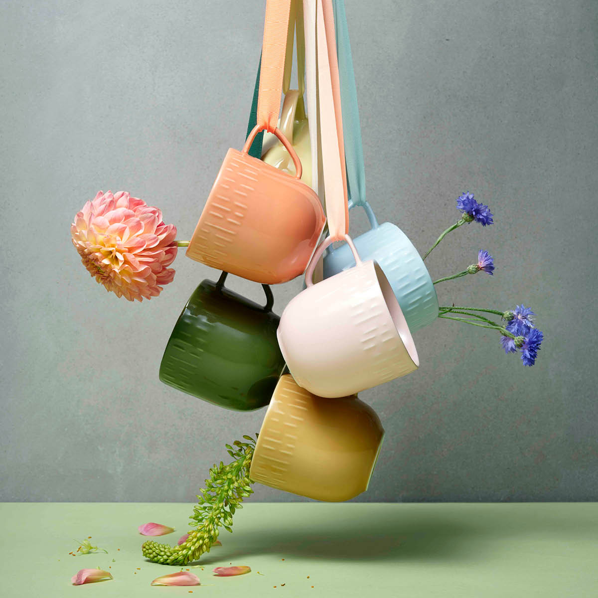 Confetti Mugg 35 cl Aprikos