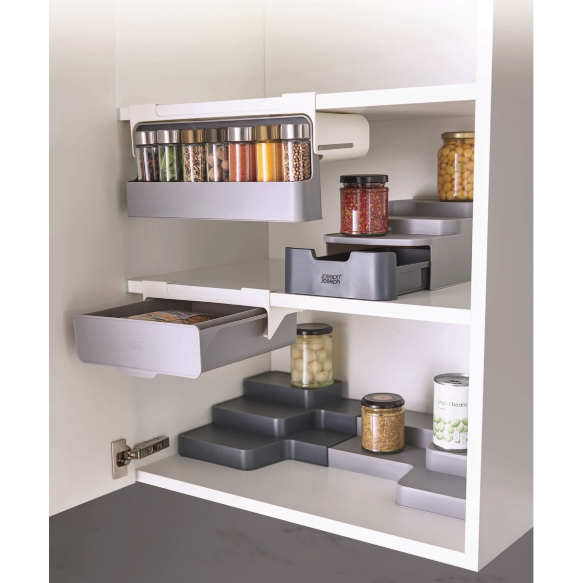 CupboardStore Kryddhylla Grå