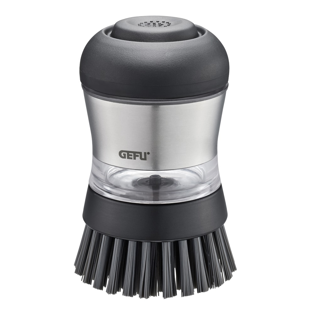 Diskborste med dispenser Rostfri