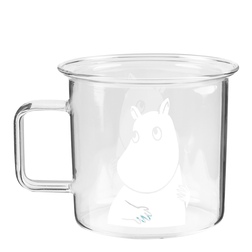 Mumin Glasmugg Mumintrollet 3,5 dl Klar