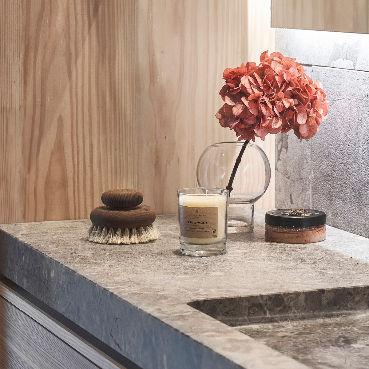 Kras Doftljus 10 cm Beige