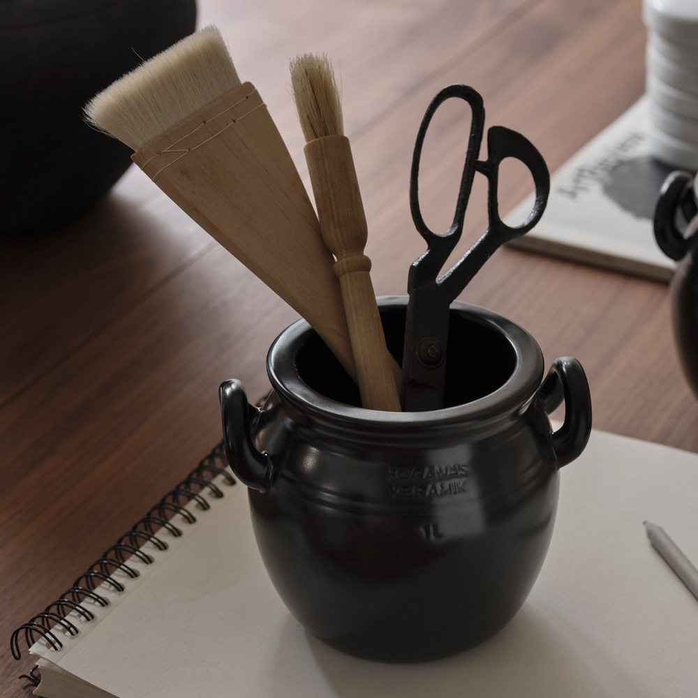 Höganäs Keramik Krus 1 L Grafitgrå