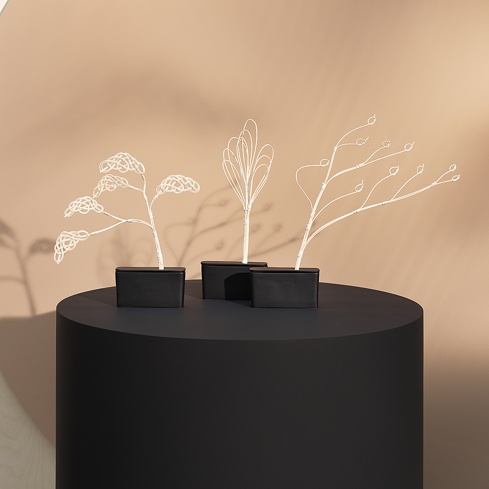 Bonsai Vas/Dofthållare Keramik Svart