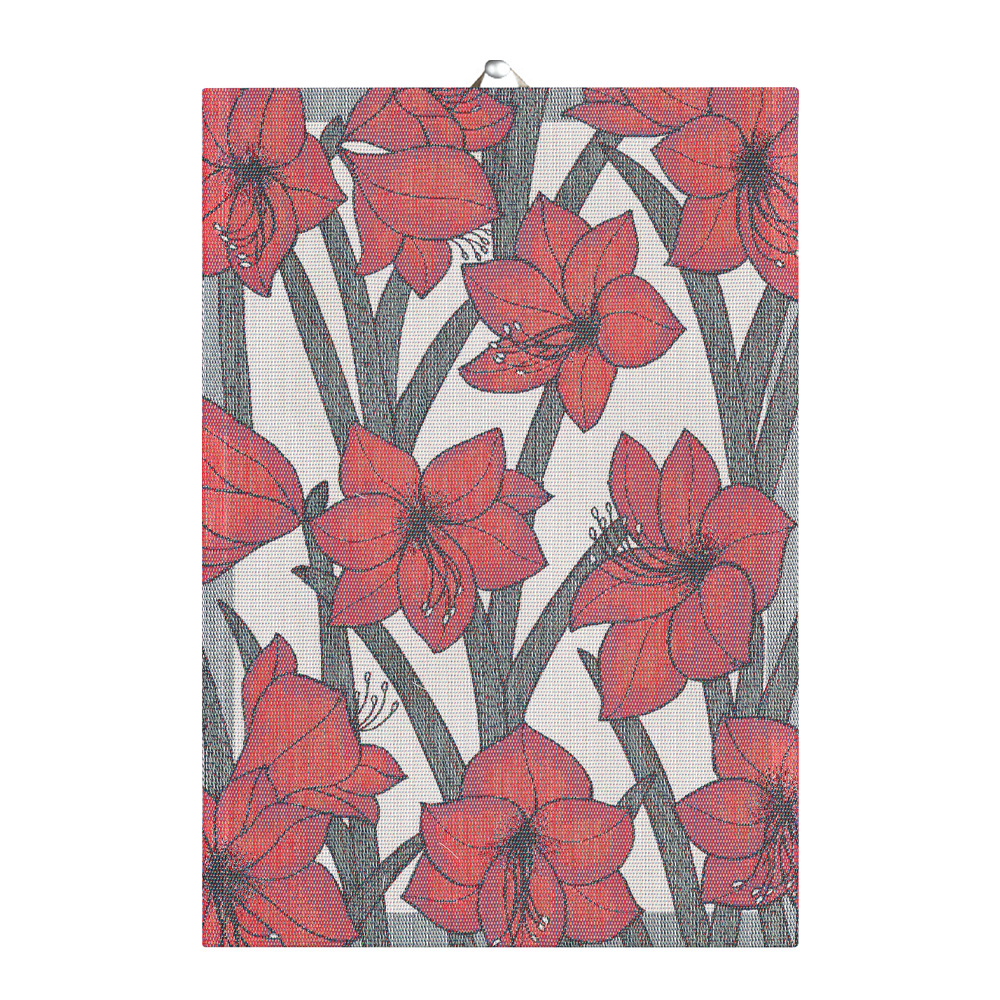 Amaryllis Kökshandduk 35x50 Röd