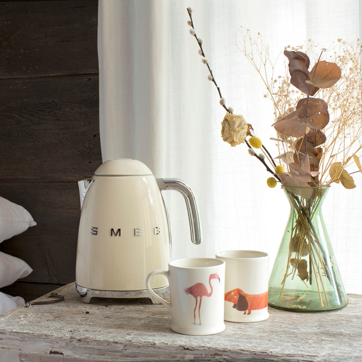 Smeg 50's Style Vattenkokare 1,7 L Creme