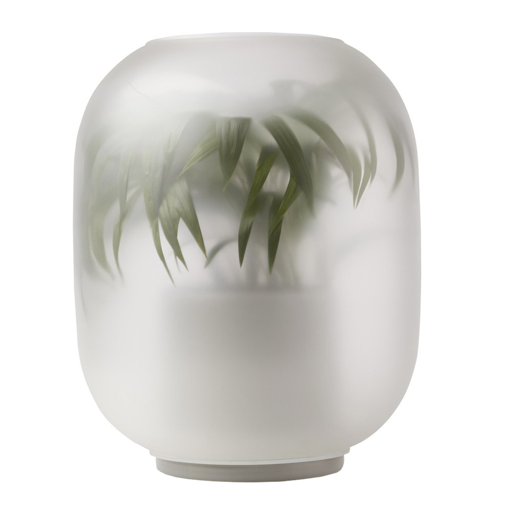 Nebl Kruka 30 cm Grå Glas