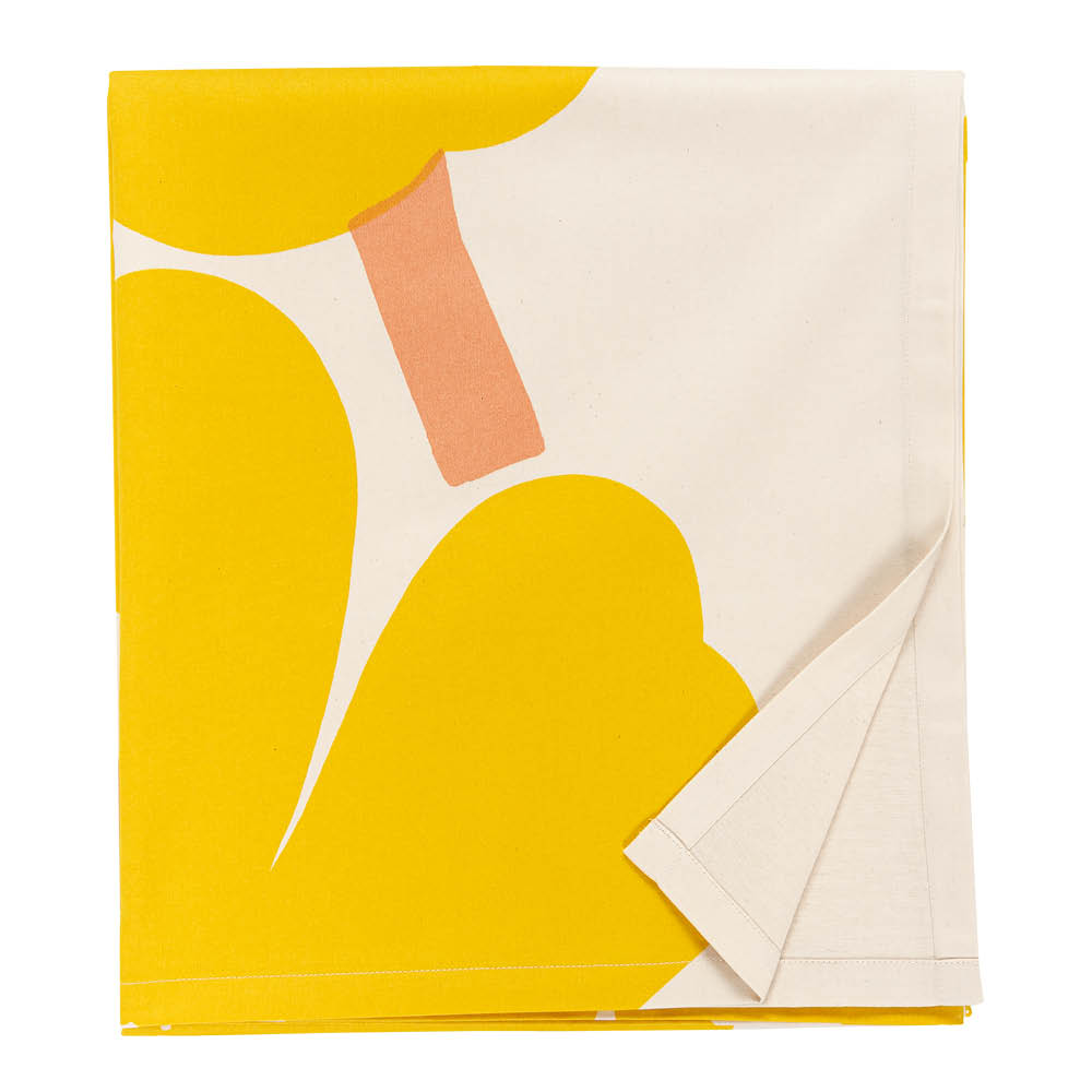 Unikko Duk 250x140 cm Gul