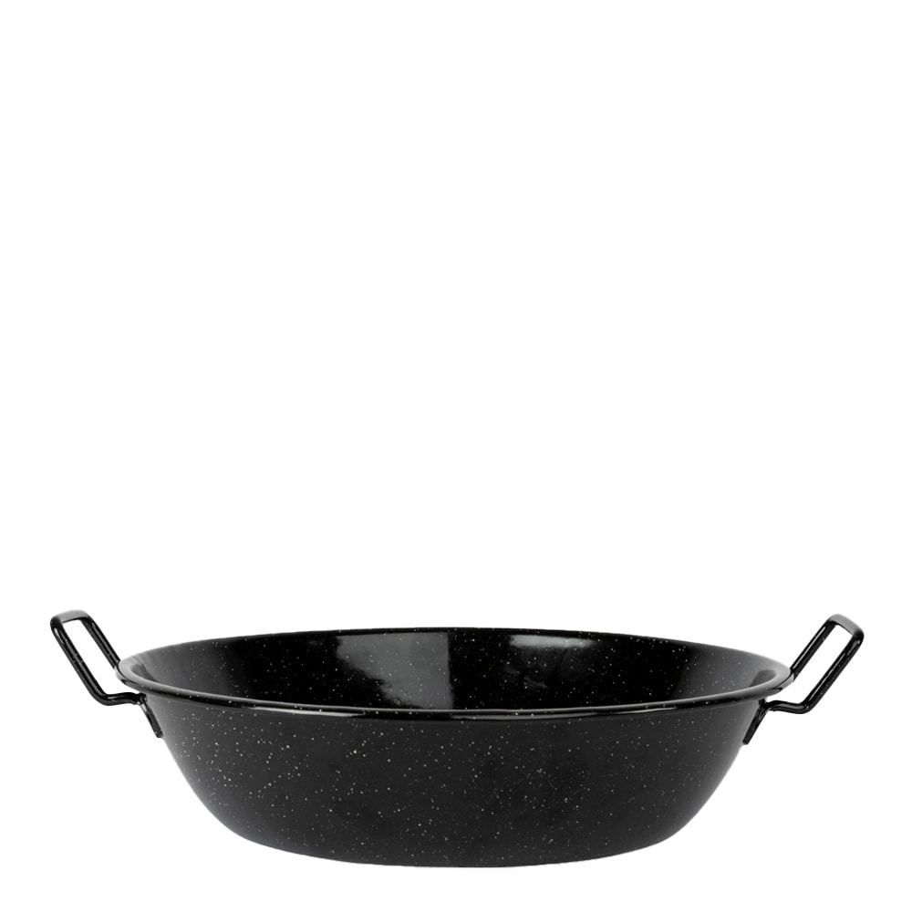 Doris Emaljerad Panna Medium Svart