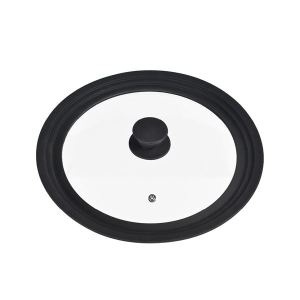 Rix Grytlock Svart/Klart Glas 16 cm