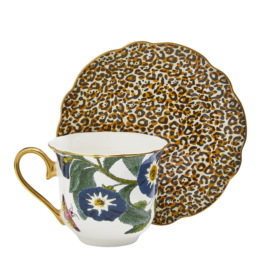 Creatures of Curiosity Tekopp med fat 25 cl White/Leo