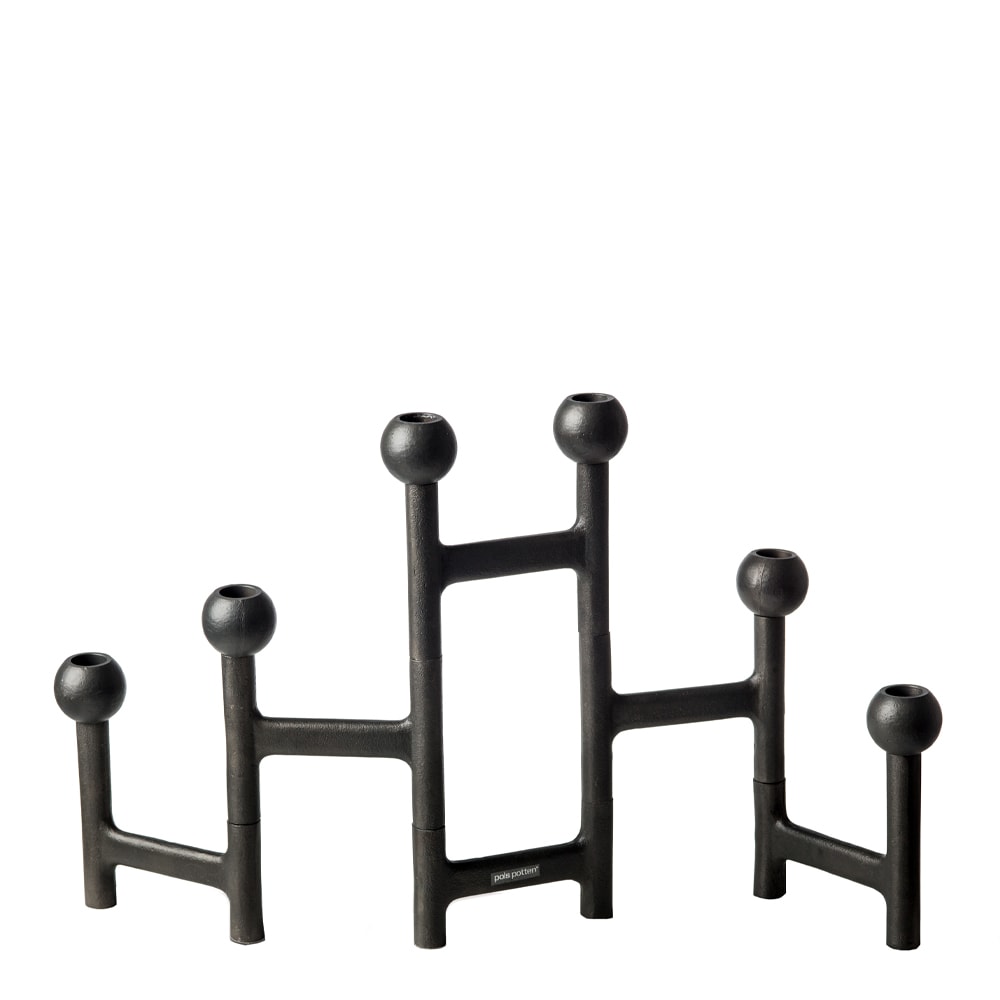 Folding Ljusstake Rund 6 hållare