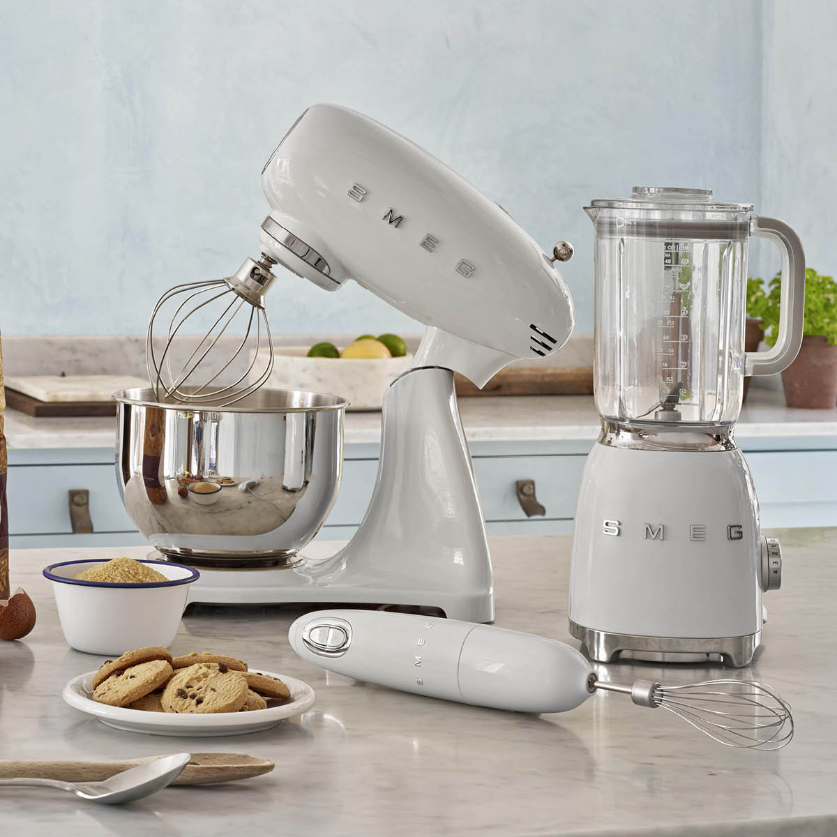 Smeg 50?s Style Stavmixer 700 watt Vit