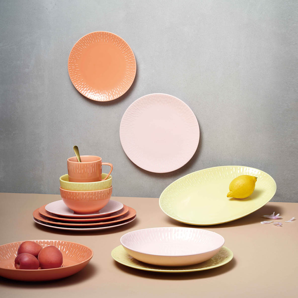 Confetti Tallrik 27 cm Citron