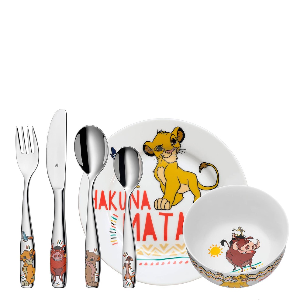 Lejonkungen Barnservis 6 delar