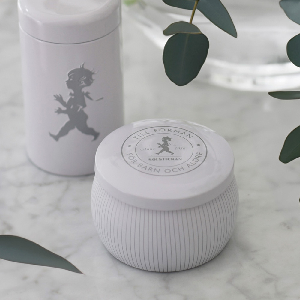 Doftljus Solstickan Eukalyptus Vit