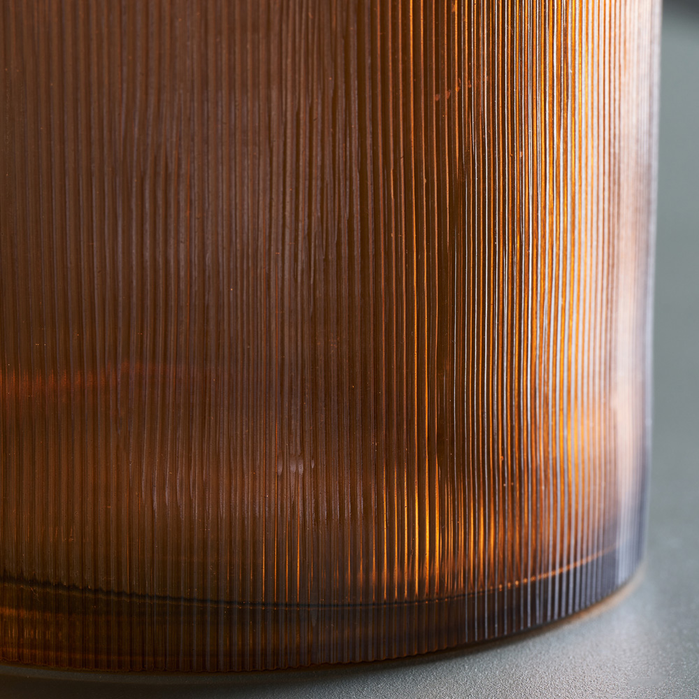 Amka Värmeljushållare 10 cm Amber